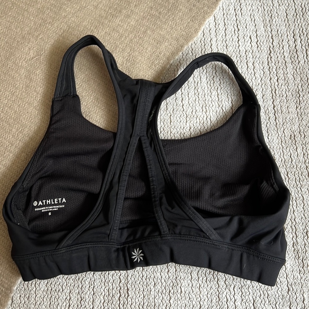 Athleta Sportsbra- Black, size Small